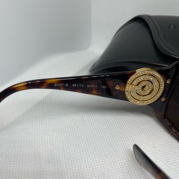 Bulgarian Women’s  Swarovski Crystal Sunglasses 8097-B 851/73 Made In Italy main image 8